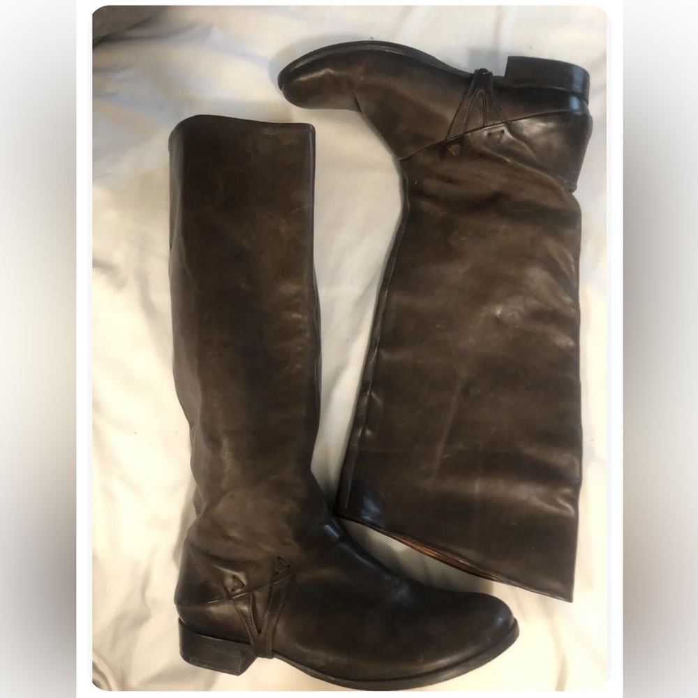 Golden goose brown boots